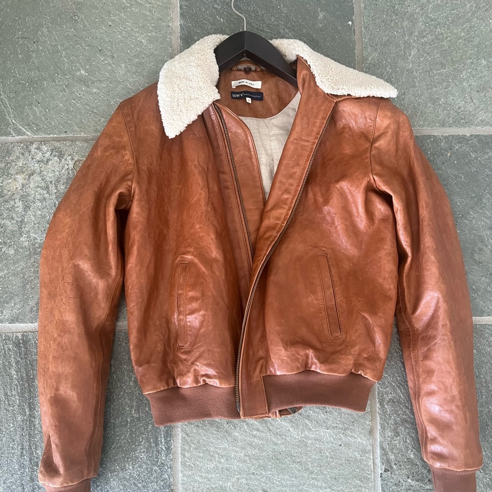 Levis leather jacket